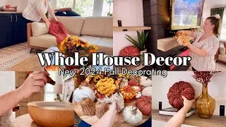 New Fall Decorating Ideas 🍁Whole House Decorate With Me 2024 / Clean and decorate for Fall 2024