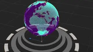 Learn to create a futuristic earth animation in Cinema 4D & After Effects