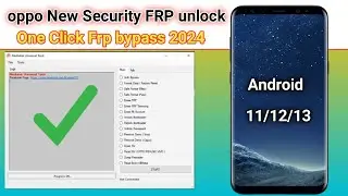 New Security FRP Bypass Tool Latest Version - For ||ALL TECH BANGLA