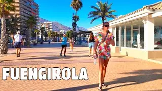 Fuengirola City (Malaga Spain) 4K Relaxing Walking Tour🏖️ Beach Situation, Summer Latest Update