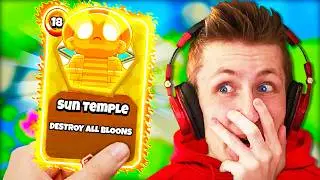 MAX SUN TEMPLE in Bloons Card Storm!