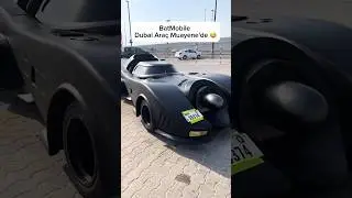 Batman'de olsan kurallara uyacaksın 😅 Batmobile Dubai'de     #dubai #dubailife #batmobile