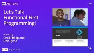 On .NET Live - Let’s Talk Functional-First Programming!