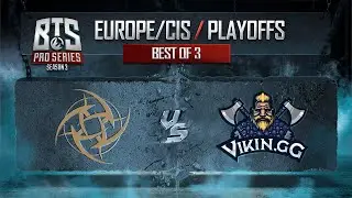 NiP vs Vikin.gg Game 1 - BTS Pro Series 3 EU/CIS: Losers' Finals w/ KillerPigeon & jmvincento