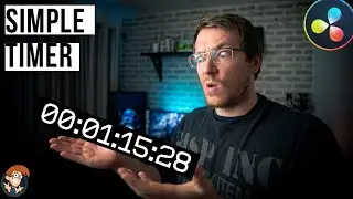 Add a simple TIMER in Davinci Resolve - 5 Minute Friday #35