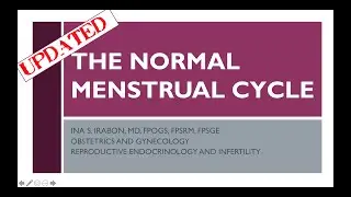 The Normal Menstrual Cycle