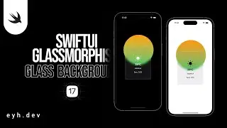 SwiftUI Glassmorphism App: Transparent Background Effect - Easy Steps with Xcode 15