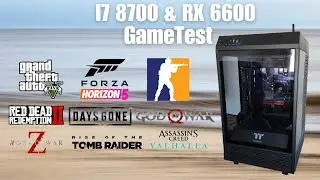 I7 8700 & RX 6600 GameTest