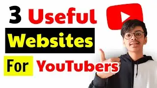 3 Useful Websites For Youtubers | YouTube | #shorts #youtube