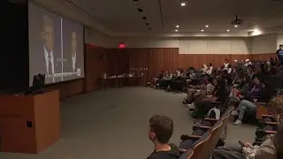 Students hold presidential debate watch party