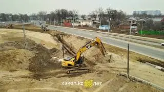 Как продвигается строительство новых транспортных развязок в Алматы