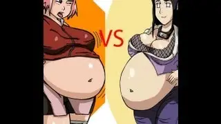 1st Round Eating Contest Tournament: Sakura Vs Hinata