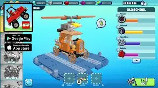 LEGO® Hill Climb Adventures: Old School Car Max Upgrade Gameplay