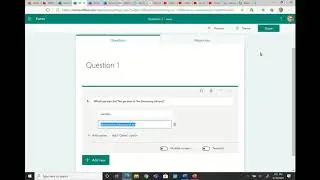 Adding a Microsoft Form to a Stream Video