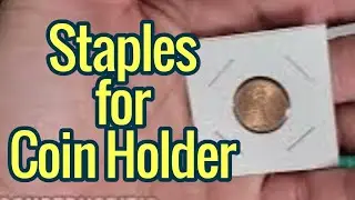 Quality Premium Staples for Coin Holder