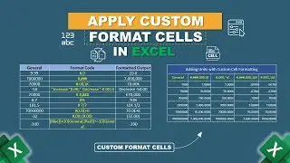 Apply Custom Format Cells in Excel