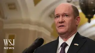 Sen. Chris Coons Tears Up While Reflecting on Biden’s Legacy | WSJ News