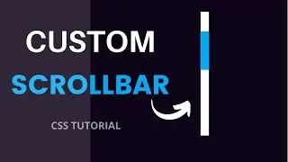 How to Create Custom Scrollbar Using Css3 | Pure Css