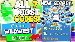 Secret SPIRIT OF THE WEST! ALL 7 NEW Roblox Clicker Simulator Codes