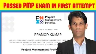 Passed the PMP exam in first attempt