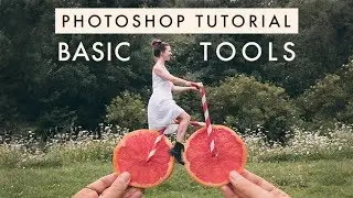 PHOTOSHOP tutorial - How to combine photos (5 easy photoshop tools)