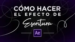 Write-on Text Animation in After Effects