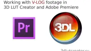 Working with V Log footage in 3D LUT Creator and Adobe Premiere