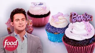 Glamorosos cupcakes inspirados en la muñeca Barbie | Cupcake Wars | Food Network Latinoamérica