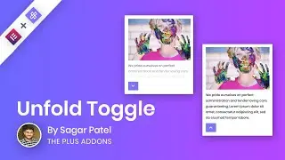 How to setup Unfold | Expand | Toggle Section using Elementor Widget?