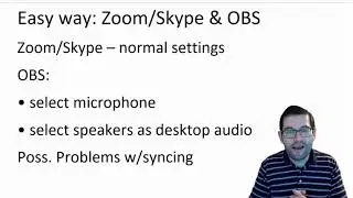 Using OBS to teach online with Skype/Zoom – Recording your students