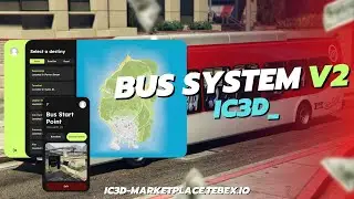 ic3d_bussystemv2 | UI Bus System V2 |  [PAID][ESX][QB-CORE]