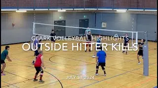 Clark Volleyball Highlights Outside Hitter Kills July 31 2024