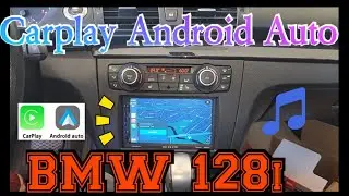 2013 BMW 128i How to remove the radio Install apple carplay android auto Metra kit reverse camera