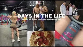 CHAOTIC FEW DAYS IN MY LIFE | jared’s bday, pwrbld gym, grwm + more!