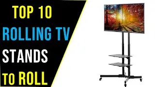 Top 10 Best Rolling Tv Stands to Roll in 2023 - Best Rolling Tv Stand Reviews 2023 ( Buying Guide )