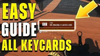 Building 21 ALL 3 Keycards EASY Guide (Access Card, Red Keycard, Blue Keycard)