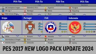 PES 2017 NEW LOGO PACK UPDATE 2024