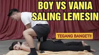 BOY WILLIAM VS MARIA VANIA SALING MELEMASKAN BADAN | STRETCHING ROOM