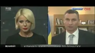 Кличко в прямом эфире не смог сложить 13 и 3