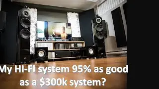 My HI-FI system after trying 70 pair of speakers.