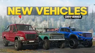 New 6x6 Pickup Truck and Amazing Mods Vehicles in SnowRunner You Should Own