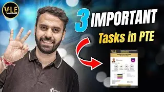 THE 3 MOST IMPORTANT TASKS TO CRACK PTE IN 2024 | TIPS & TECHNIQUES | VLE