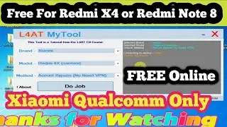 Redmi x4 or Redmi Note 8 Qualcomm || Factory Data Rest || Erase Frp || Account bypass No Need Vpn💖