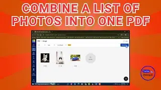 How to Combine a List of Photos Into One PDF