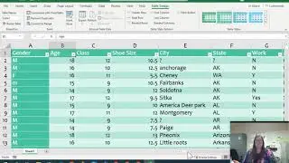 Excel Table Reference Names