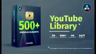 Unlock Your Creativity with 500+ Davinci Resolve Library Items