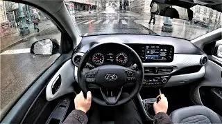 2021 Hyundai i10 (Comfort) 67HP - POV Test Drive. Nice city car!