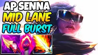 BUFFED FULL AP SENNA MID LANE | New Build & Runes | League of Legends