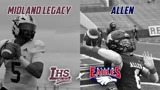 6A WEST TEXAS VS DFW SHOWDOWN Midland Legacy vs Allen | Texas High School Football Playoffs 