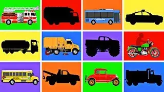 Street Vehicles Game for Kids - Learn Cars Trucks Names Sounds - Fun & Educational Organic Learning